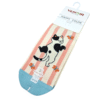 Calcetines azules y coral con gatos - Imagen 4