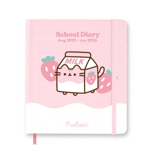 Agenda escolar pusheen milk