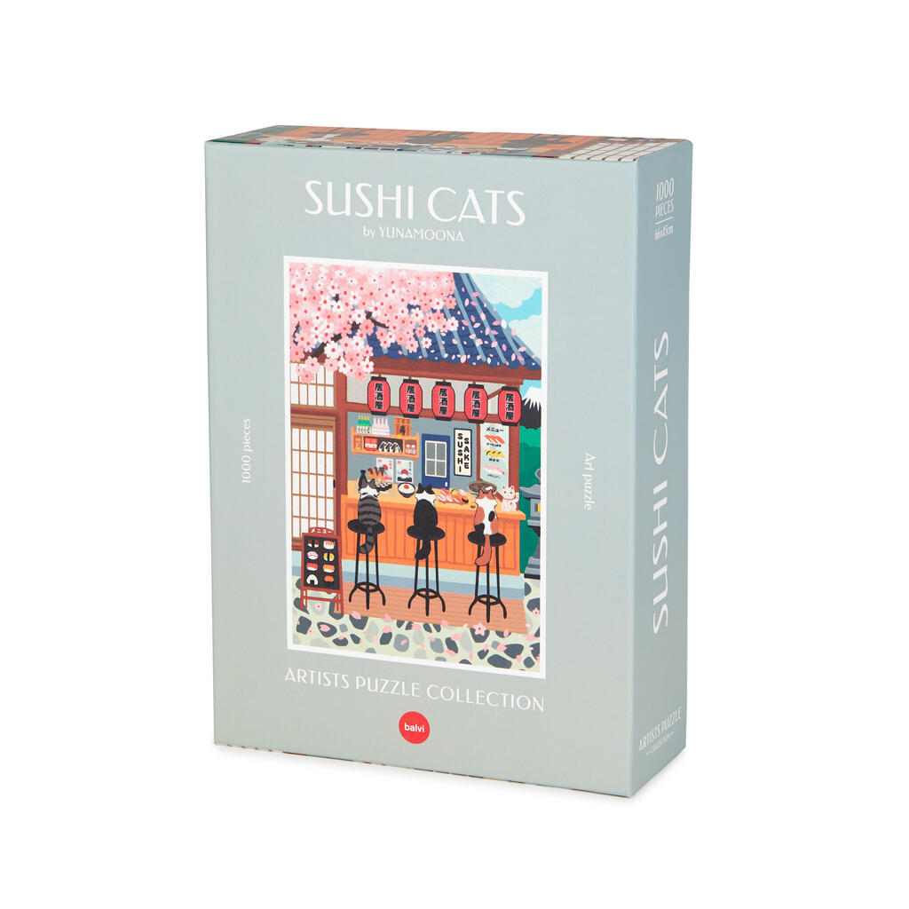 Puzle sushi cats 1000 piezas - Imagen 2